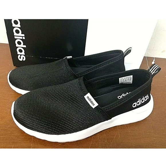 adidas women cloudfoam lite racer slip on shoes